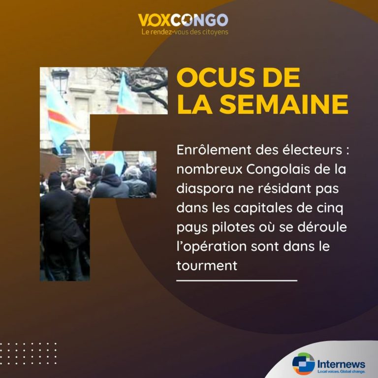 Français Focus De La Semaine Nombreux Congolais De La Diaspora  Sont Dans Le Tourment