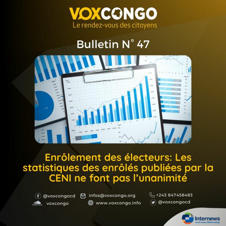 Kikongo Kongo Central Les Statistiques Des Enrôlés de La CENI Ne Font Pas L’unanimité