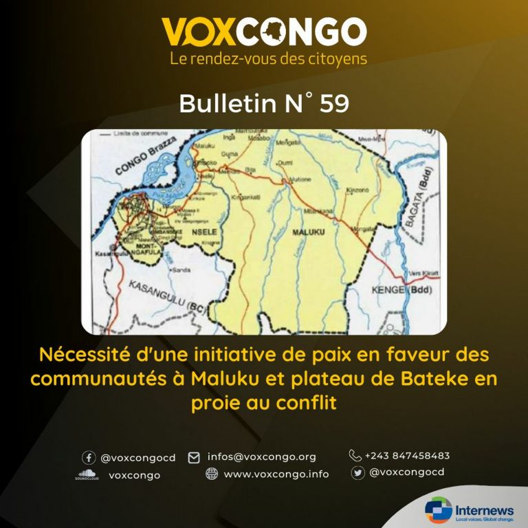Français Bulletin Voxcongo Nécessité D’une Initiative De Paix En Faveur Des Communautés À Maluku…