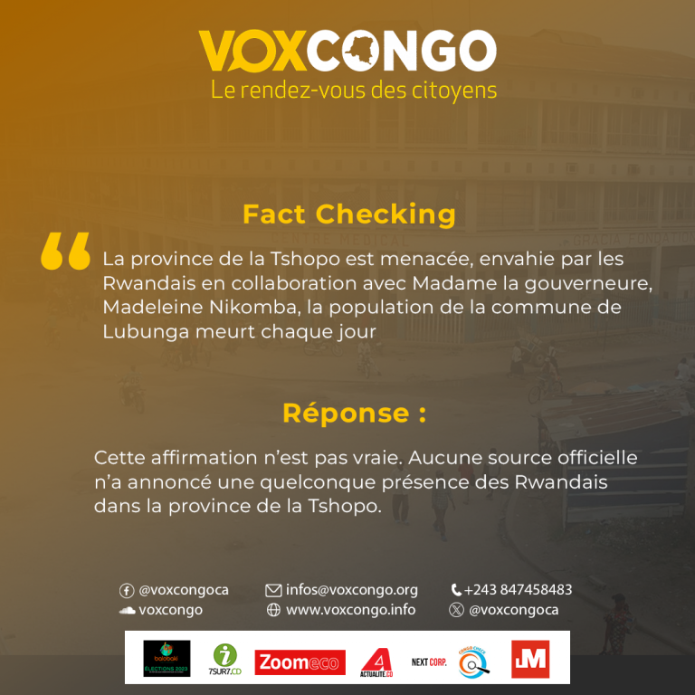 Kikongo Kongo C-Vrai ou Faux: Les déplacés de Lubunga préoccupés quant à leur participation au vote
